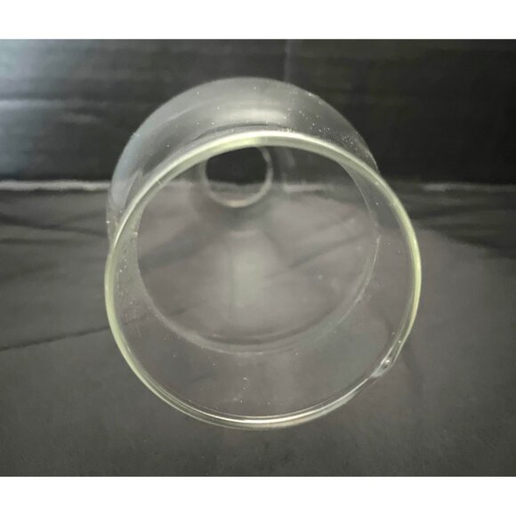 Vintage Clear Glass Chimney For Oil Lamp 7 1/2” - Picture 5 of 6